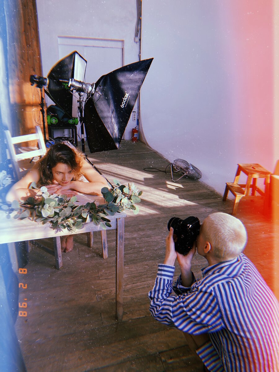 бэкстейдж со съемок