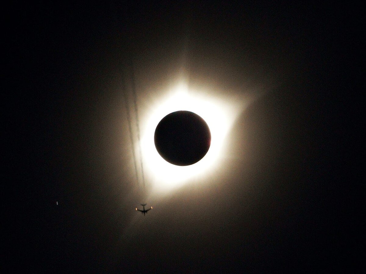 The solar eclipse. Rick Wilking/Reuters