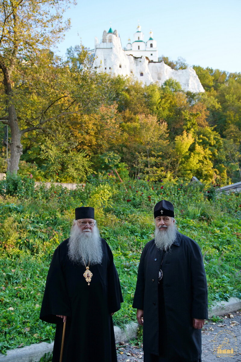 Архиепископ Чикагский и Средне-Американский Пётр (Лукьянов) в Святогорской Лавре
