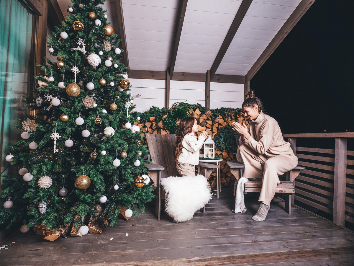 Новогодняя сказка: как мы украсили свой загородный домик 😍🎄 | Анна  Денисова | Дзен