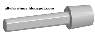 3D модель и чертеж конусного калибра