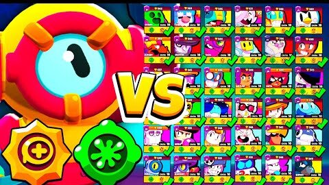 ОТИС ПРОТИВ ВСЕХ БРАВЛЕРОВ! ПОБЕДИЛ ВСЕХ В BRAWL STARS