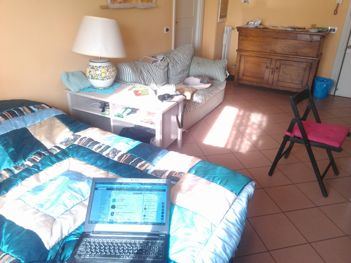 Эту уютную квартирку в Риме я очень долго выбирала среди множества вариантов.