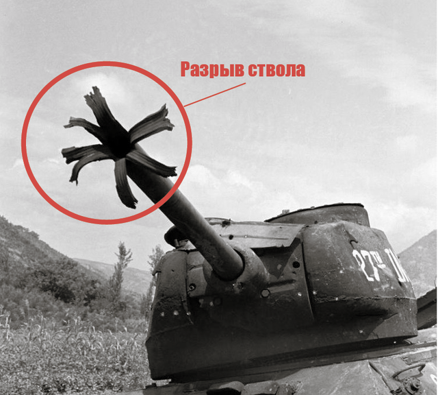 Разрыв ствола