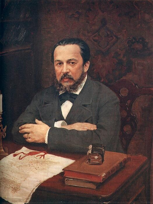 Портрет А.С. Уварова работы И.С. Куликова (1916) 