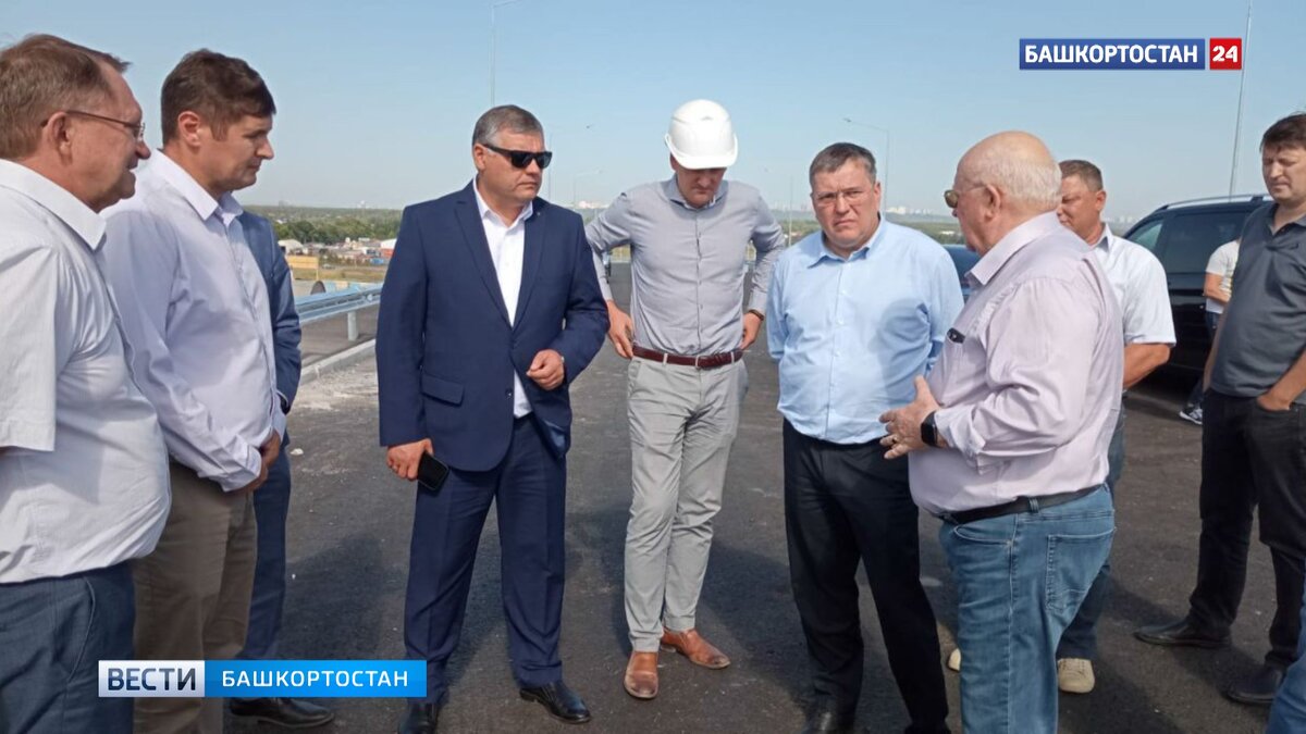    Арочный мост в Уфе готов почти наполовину