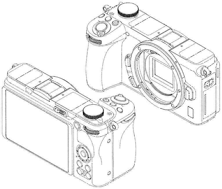 Эскизы из патентной заявки Nikon