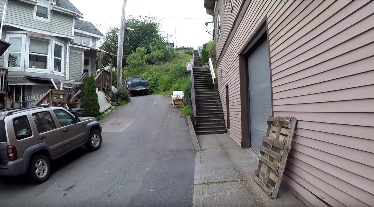 Кетчикан. Улица-лестница