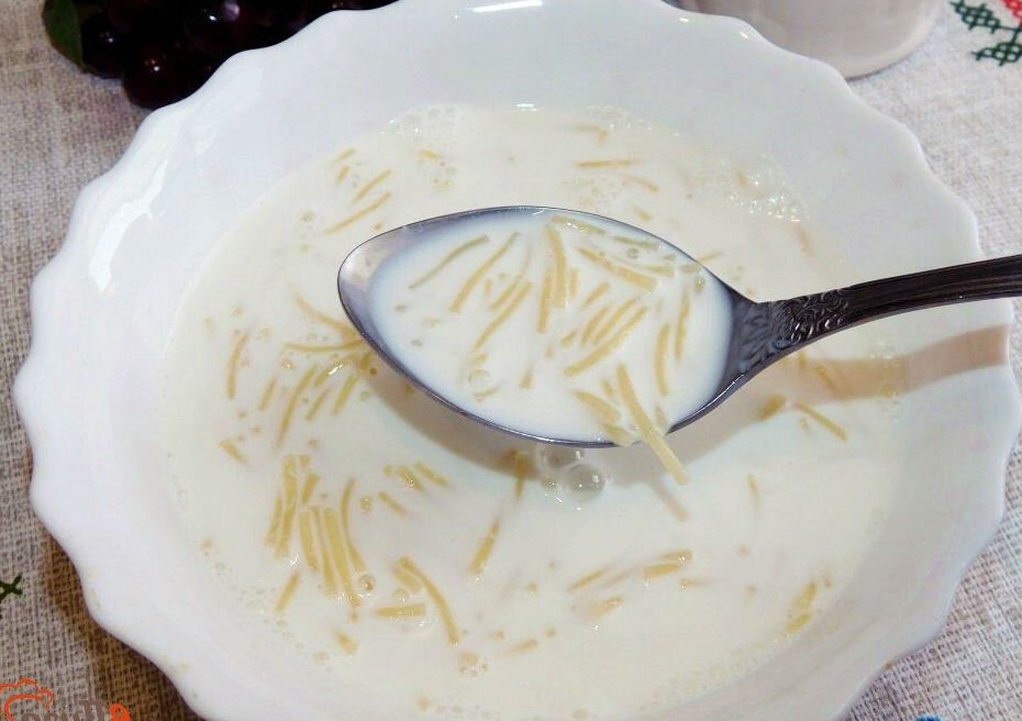 Такой молочный супчик должен получиться