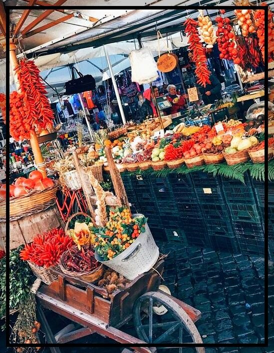 Рынок Таиланда, овощи и фрукты, экзотика