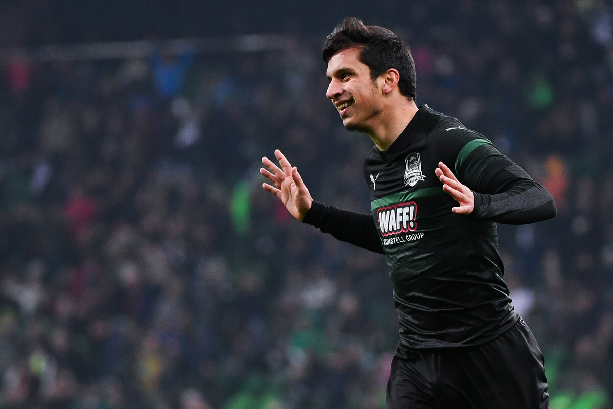 Игрок "Краснодара" Шапи Сулейманов