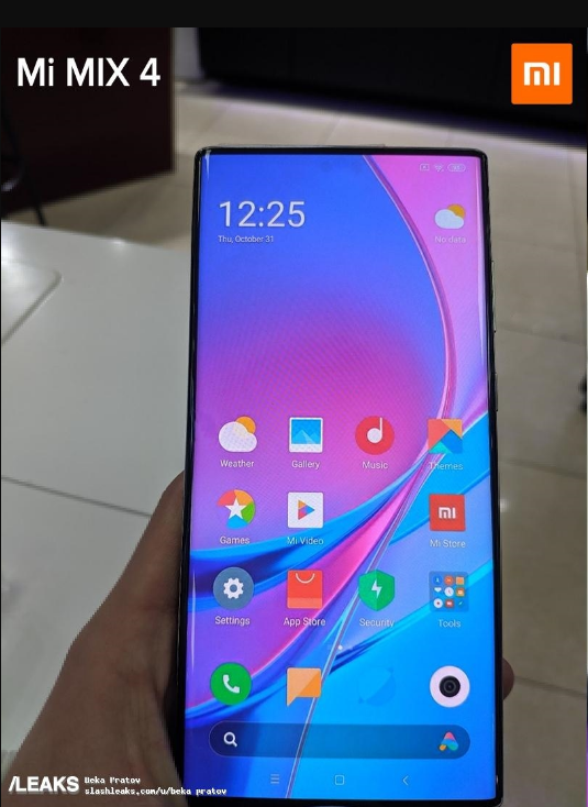 mi Mix 4 front photo 
