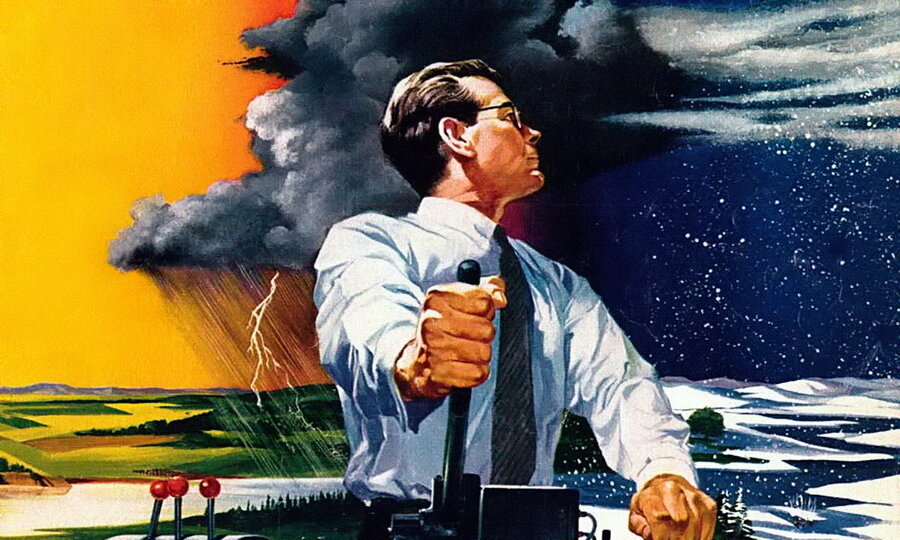 рисунок с обложки журнала "Кольер", 1954 год