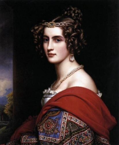 Karl Joseph Stieler - Amalie von Schintling, 1831