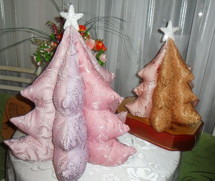 Мои текстильные елки