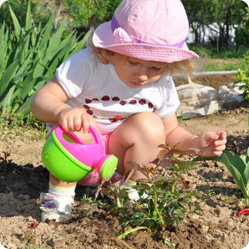 Огород для ребенка своими руками