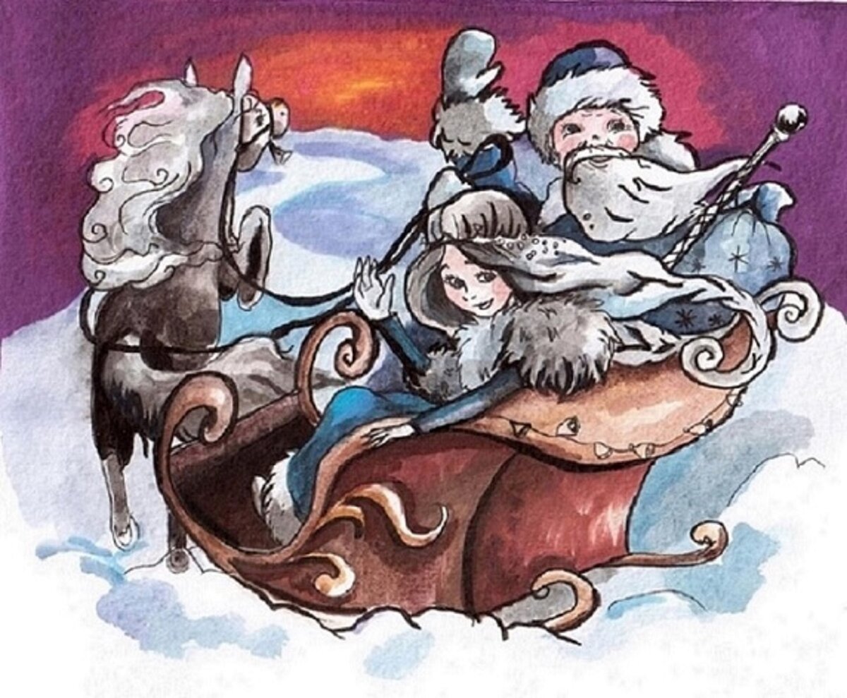 Иллюстрация к сказке художницы Марии Ратьковой. 