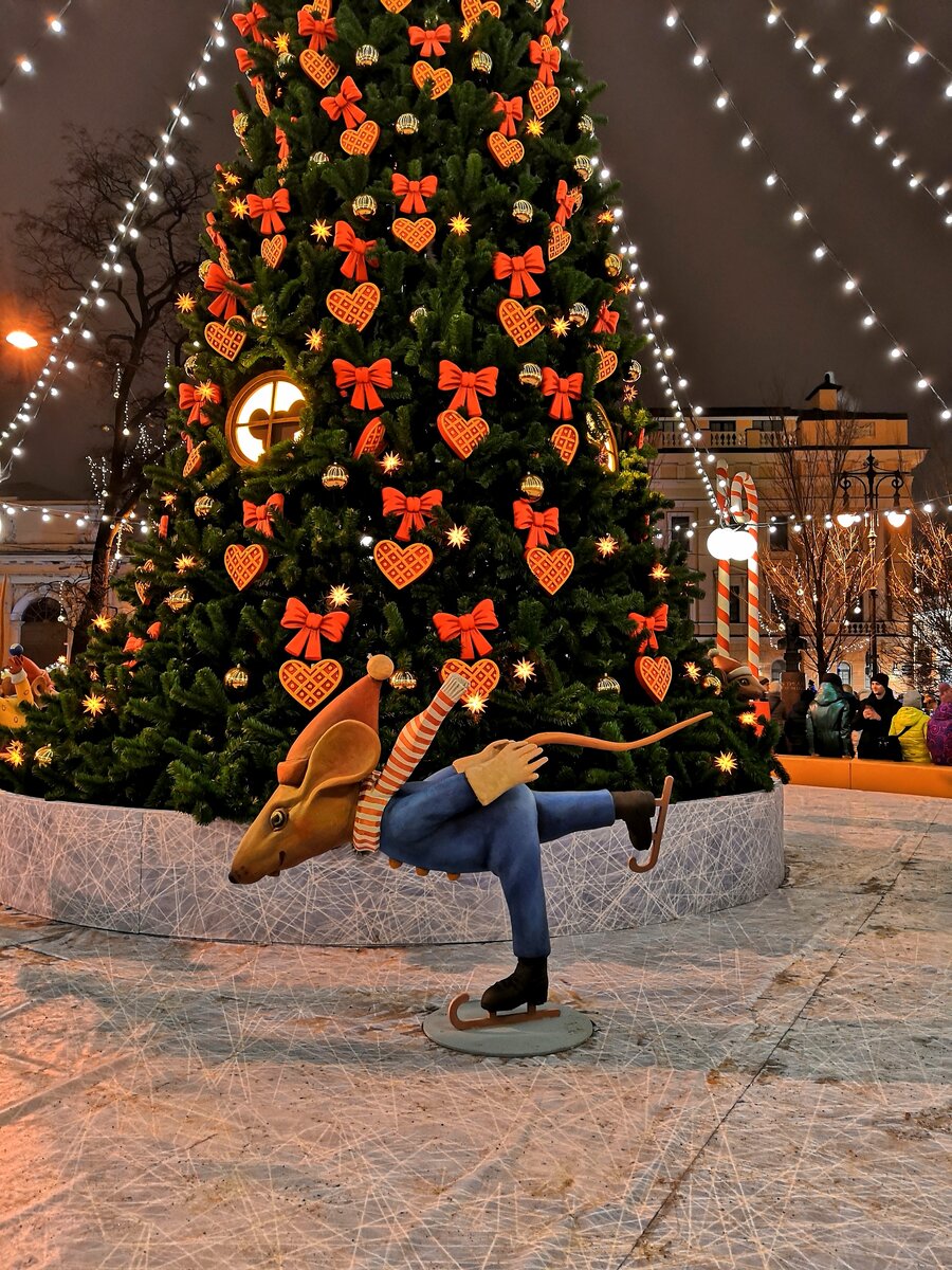 Московская площадь санкт петербург новогодняя