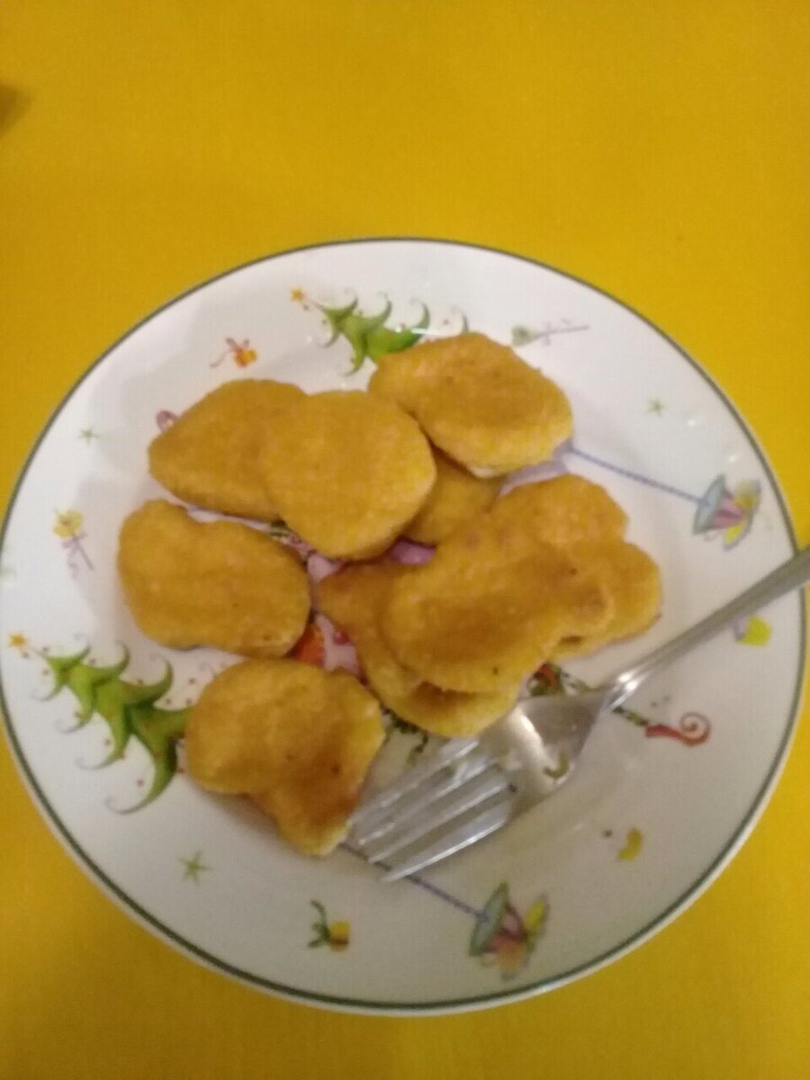 Вот они, эти, блин, наггетсы! Всё, что ниже - подлинное сегодняшнее утро.