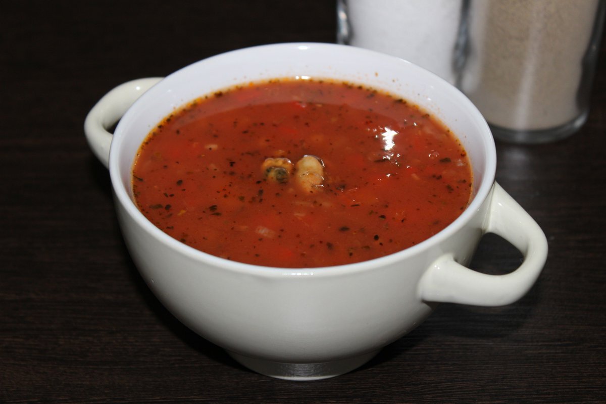 Понравился суп. Томатный суп. Томатный суп с морепродуктами. Реструктурированный томатный суп. Hotspot томатный суп.