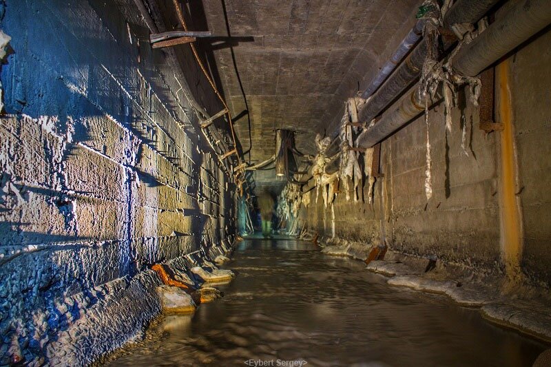 Подземная река с водосбросом ТЭЦ
