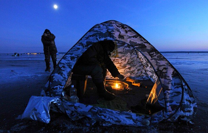 КАК ОБОГРЕТЬ ПАЛАТКУ. Супер Дожигатель газа в палатку Обогреватель для зимней рыбалки
