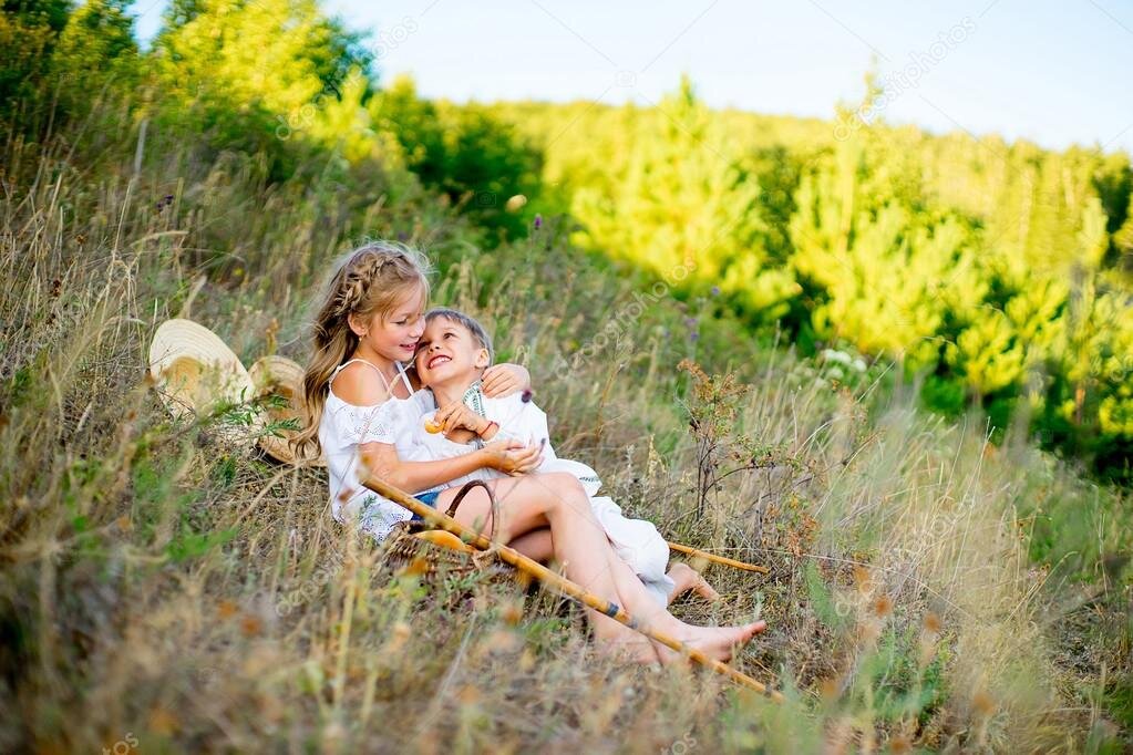 Безмятежное детство, так я его вижу сегодня :))