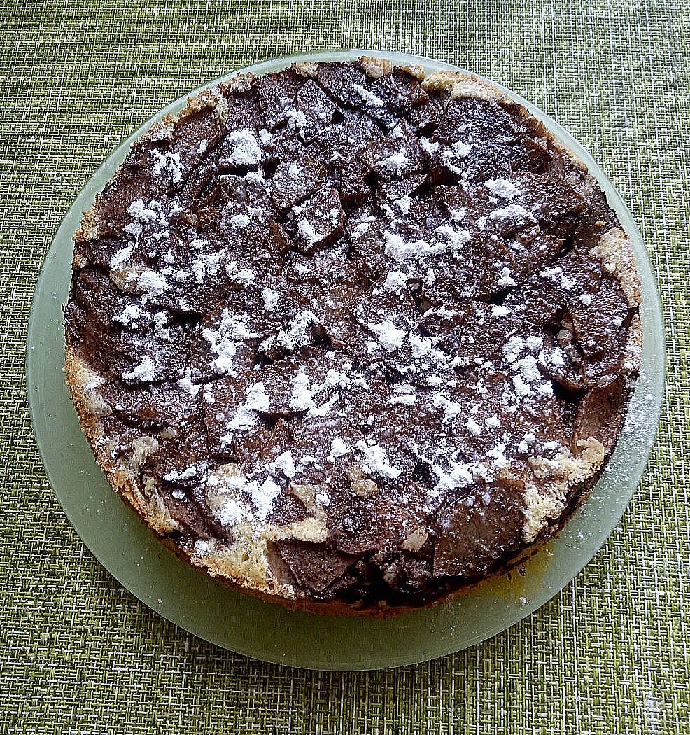 Шарлотка с "яблоками в корице"