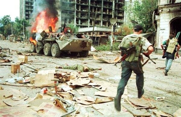 фото с боевых действий в Грозном, 1994г.