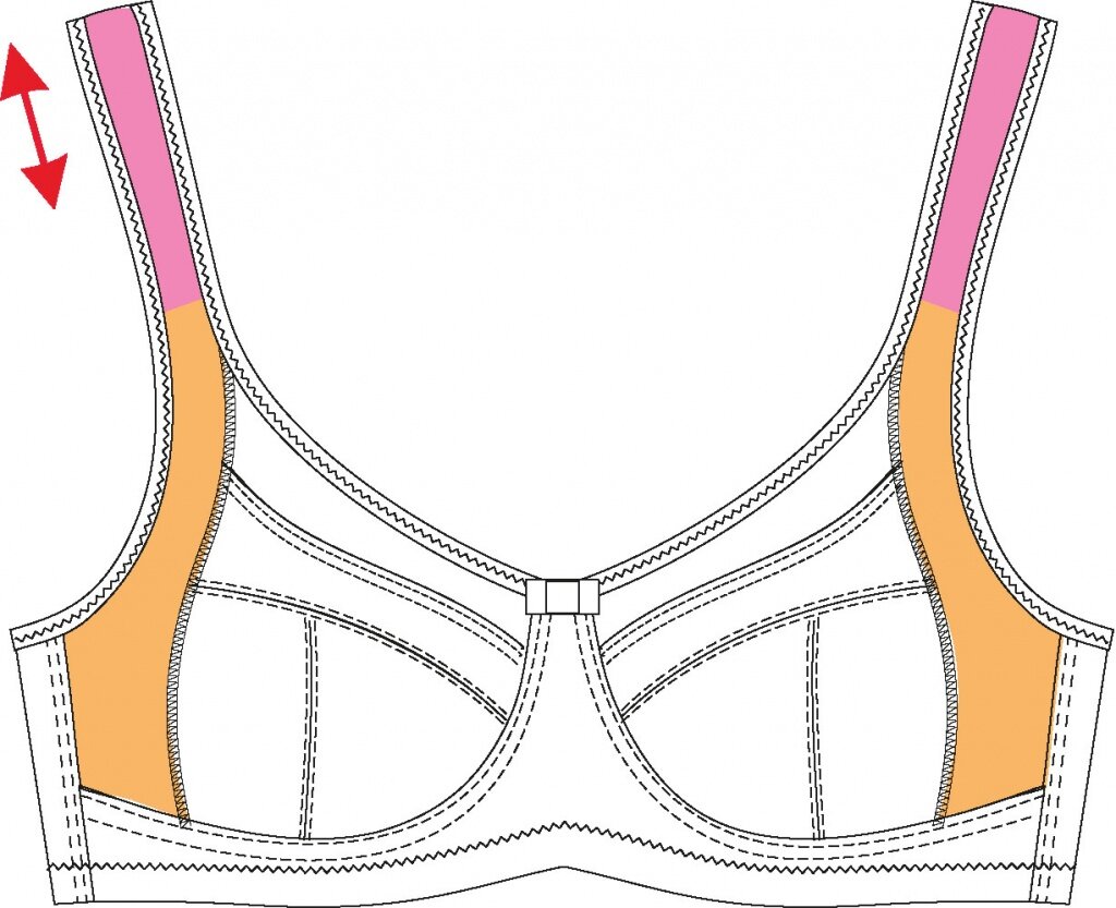 Схема бюстгальтера