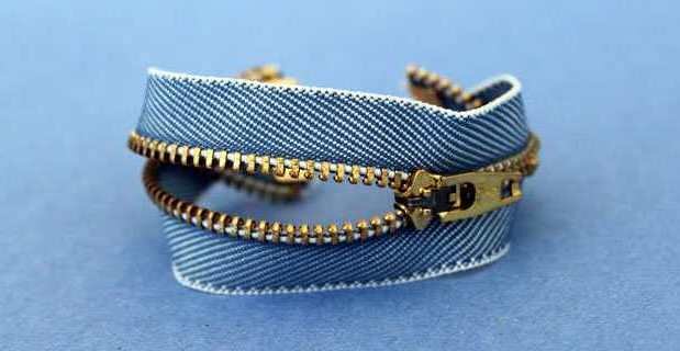 Браслет из замка-молнии. Источник: brendoptom.ru