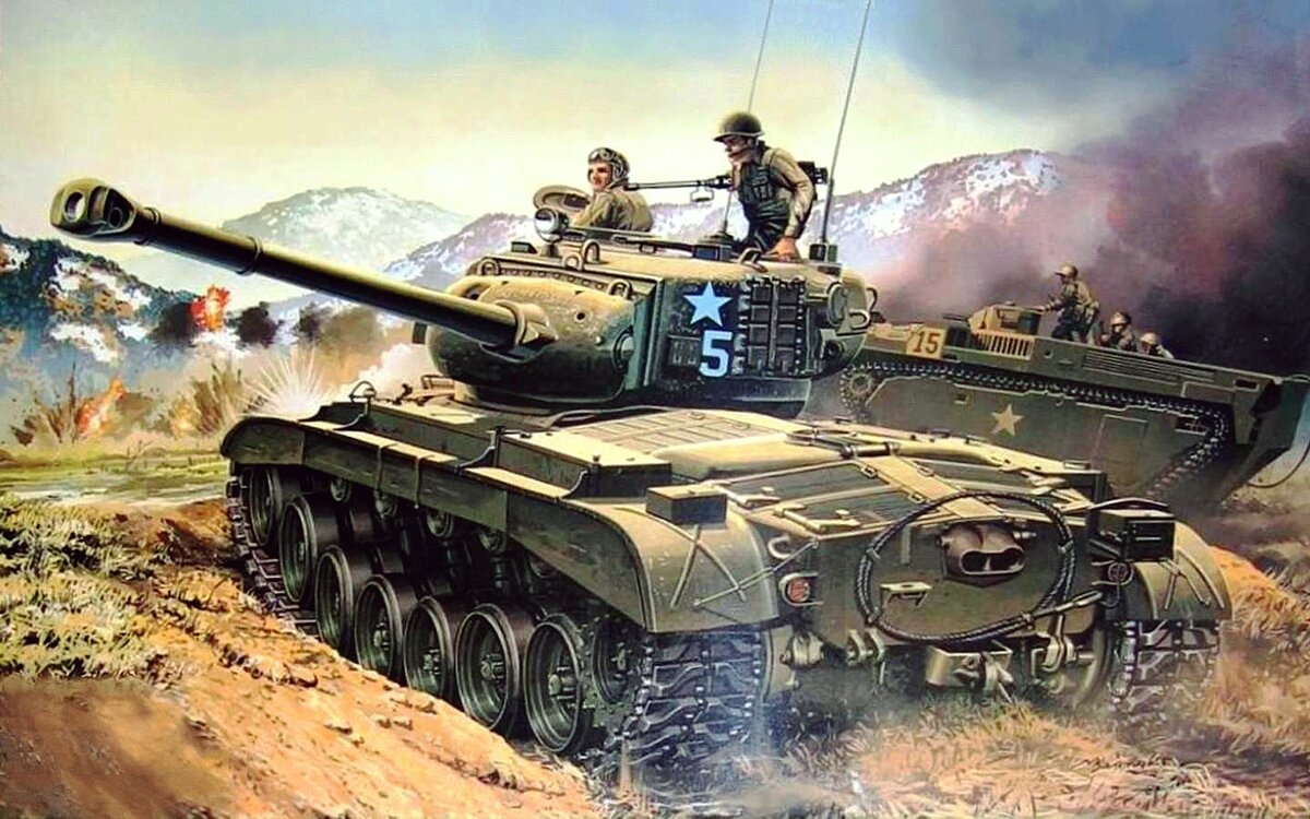Американский танк  M26  Pershing