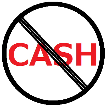 No cash