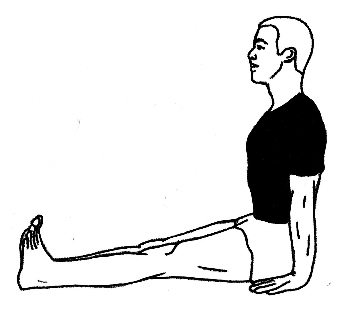 Упражнение Винни-пух или Уттхита Дандасана. Упражнение для здоровья позвоночника, хорошего кровообращения ног и таза.