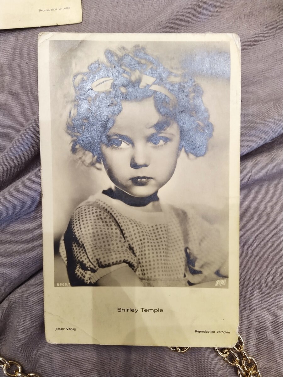 Ширли Темпл, фото 1930-х гг, оригинал. Из нашей коллекции.