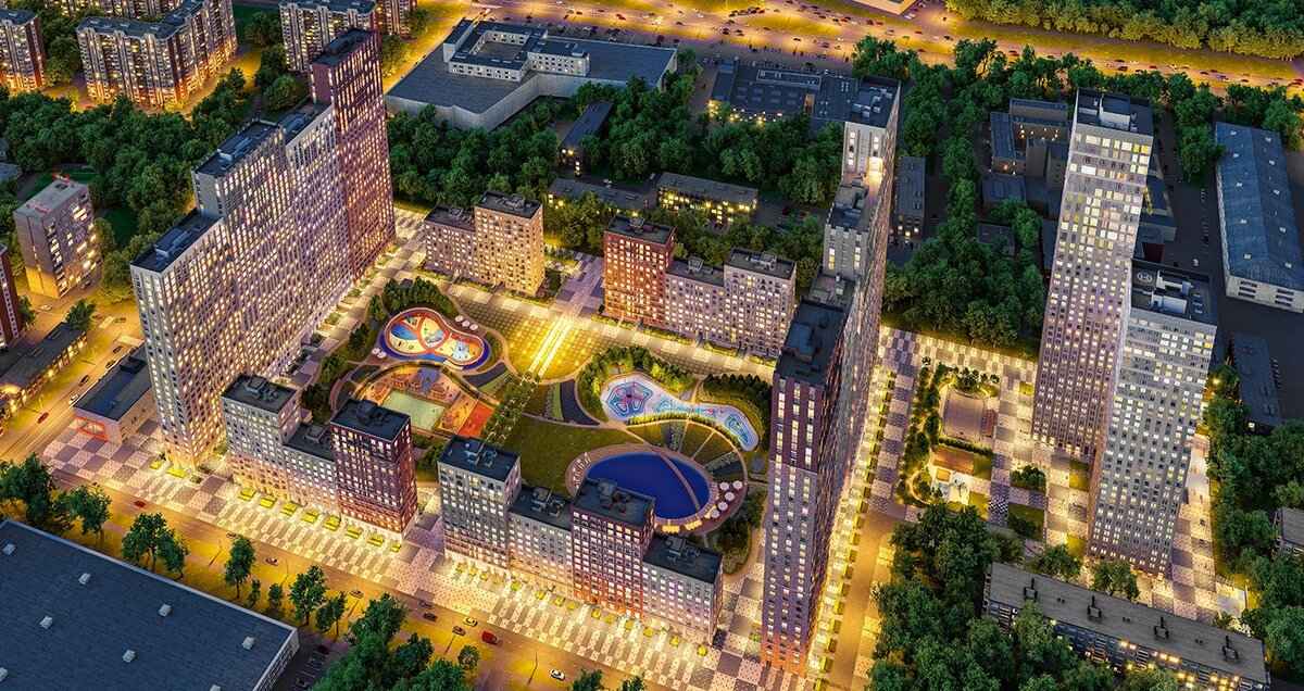 Двор в ЖК Селигер Сити займет 85% всей территории комплекса. Второй такой двор сложно найти в Москве.