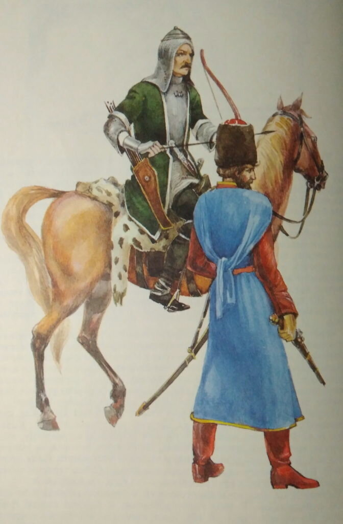 Верховой и низовой терские казаки, XVII в.