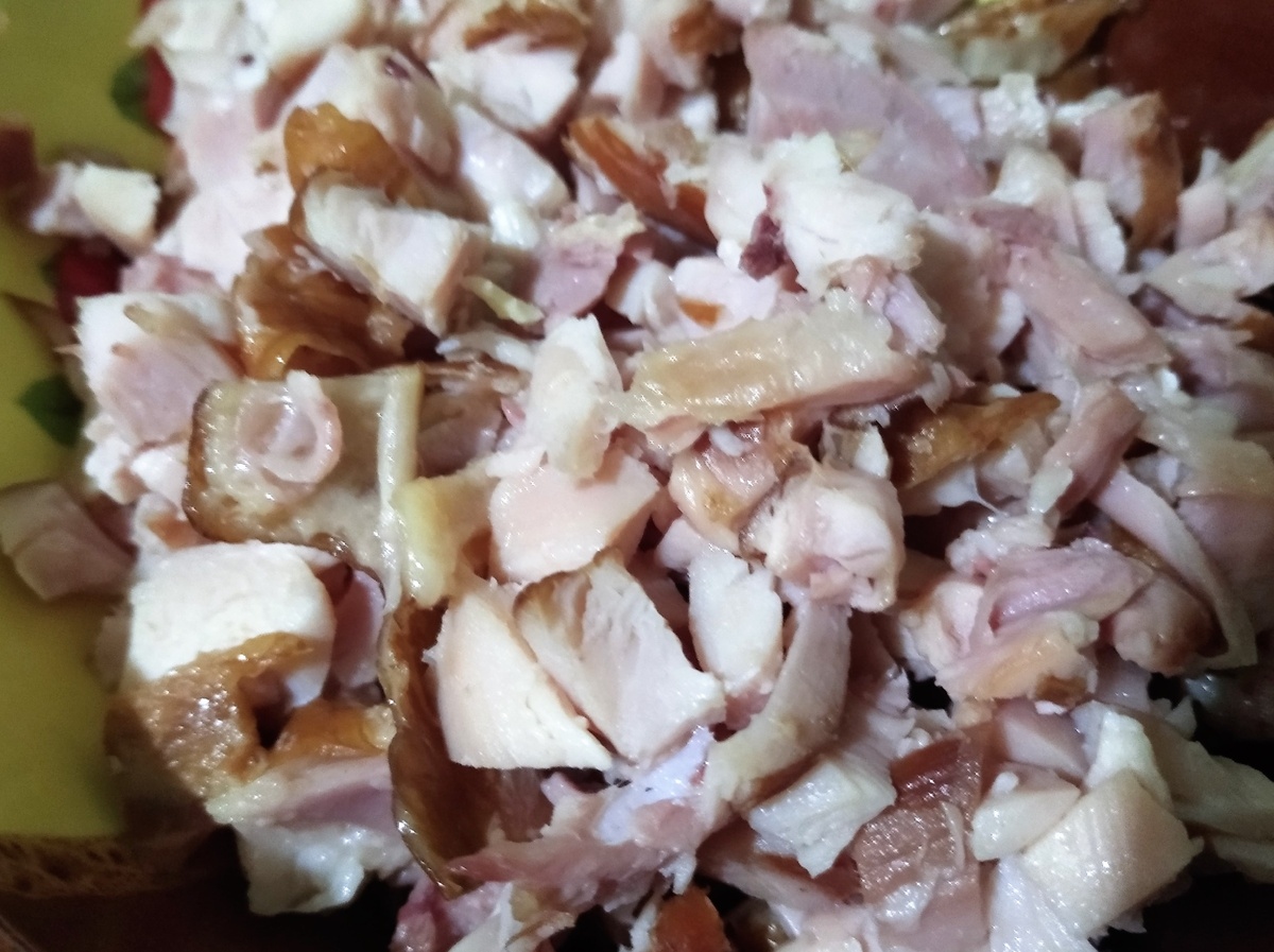 Куриный копченый окорочок 