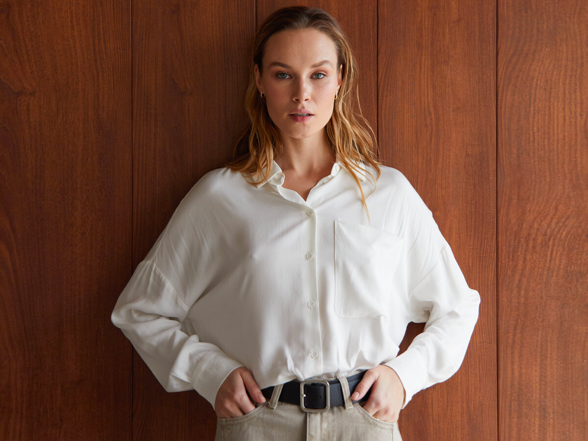 Рубашка из хлопка ZARINA, арт. 12221608