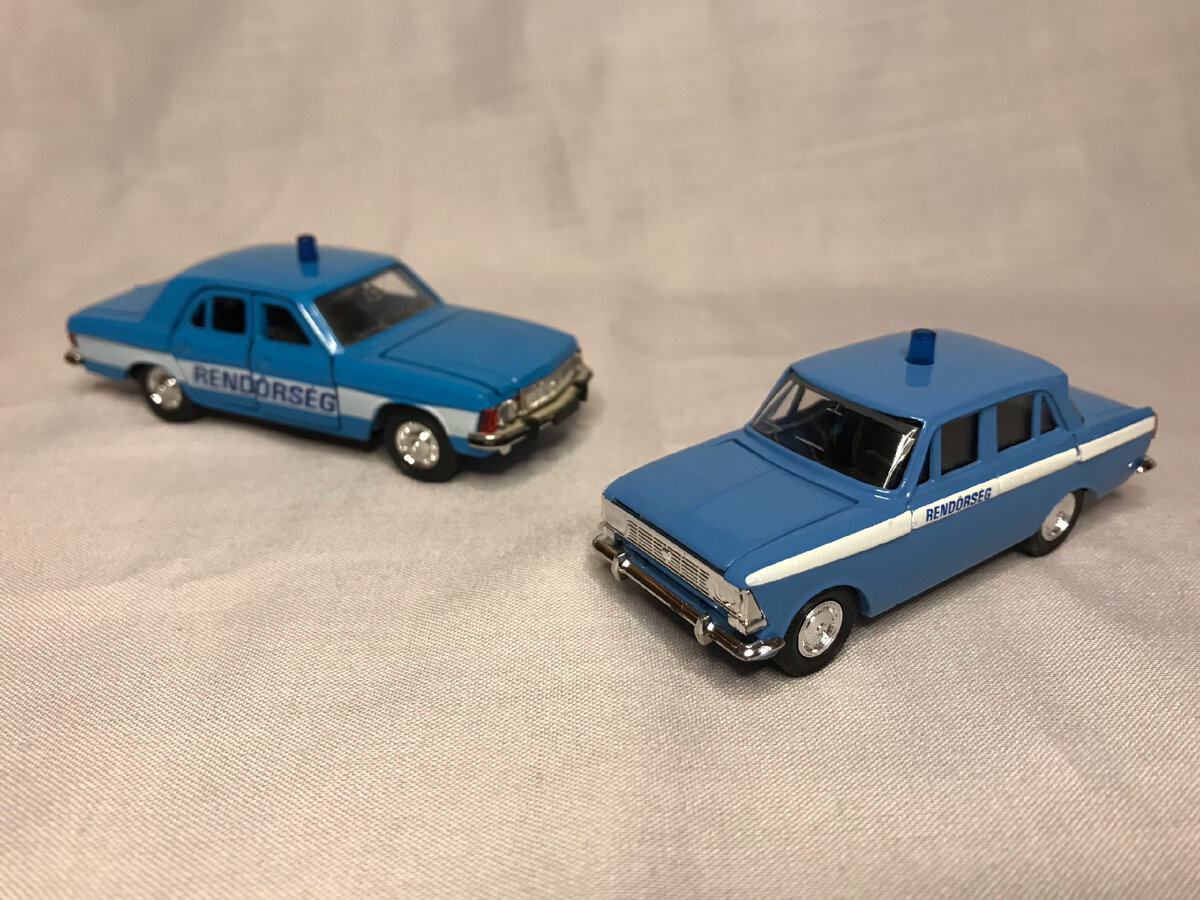 Продукция завода АГАТ: модели в раскраске "Rendőrség".