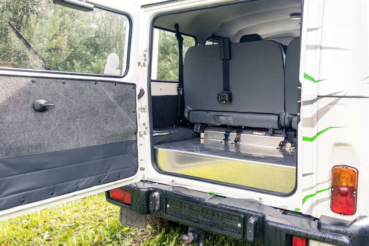 Так выглядит "бензобак" для энергии, газовые баллоны сжирают больше места.