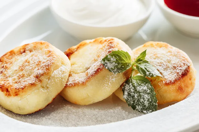 Сырники с бананом 