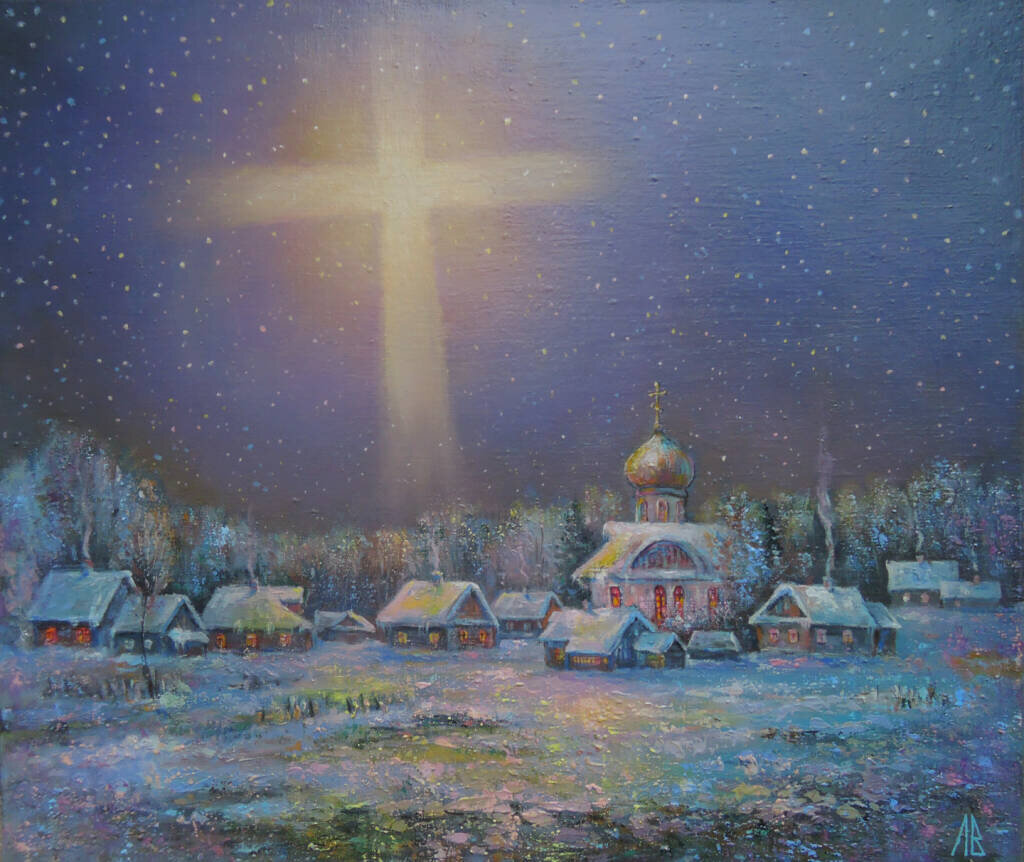 Художник Владимир Лутюк. Православное Рождество