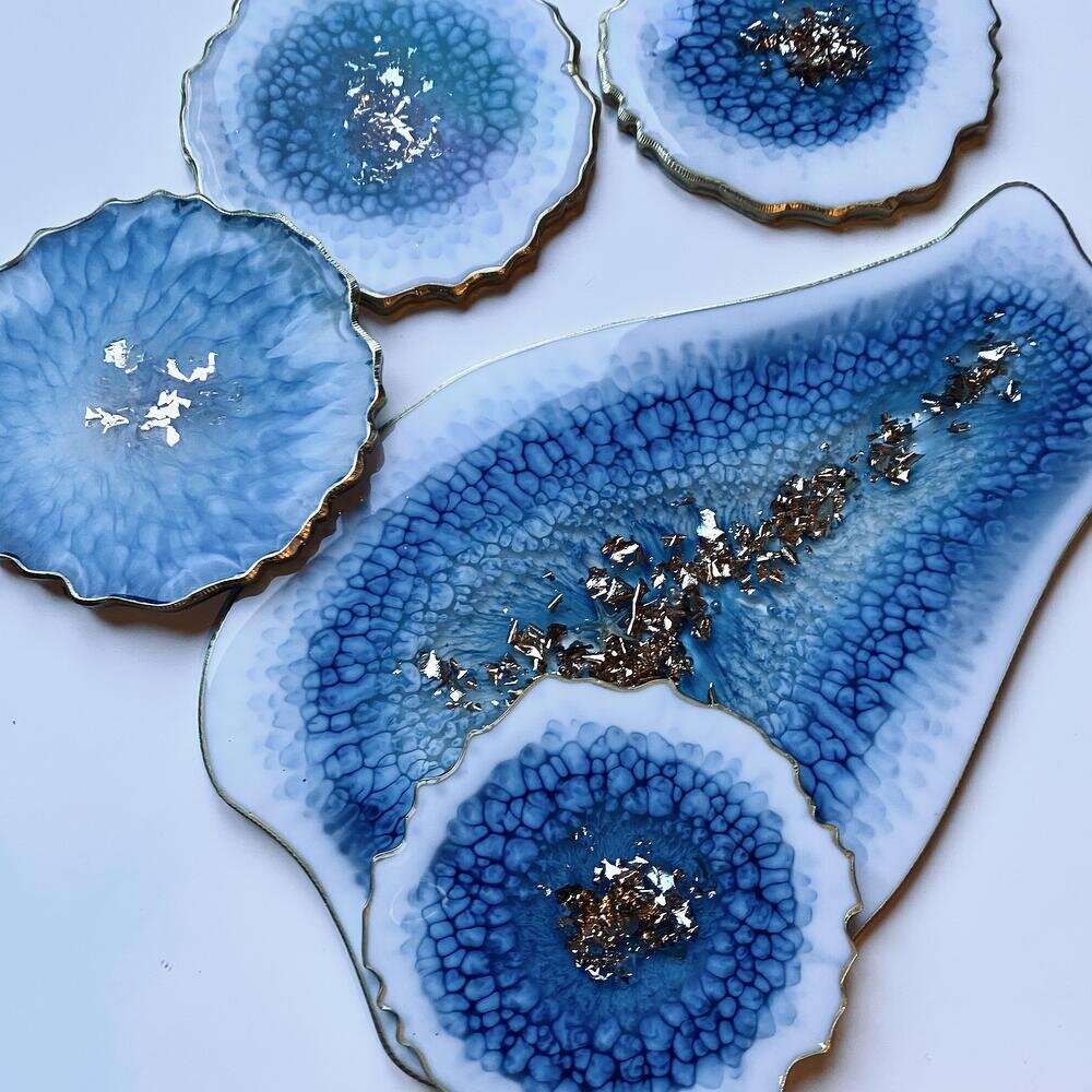 Набор «Иней» из эпоксидный смолы. Москва