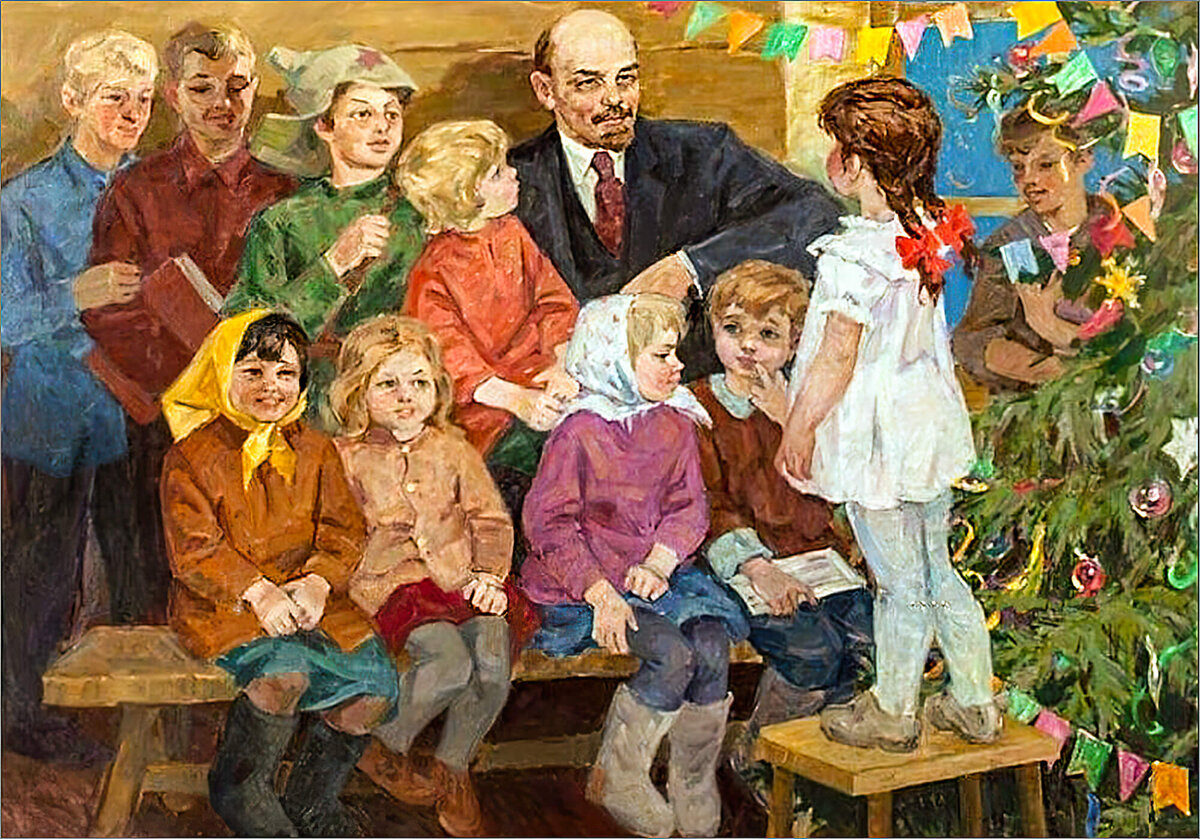 Картина ленин на елке в сокольниках - 81 фото