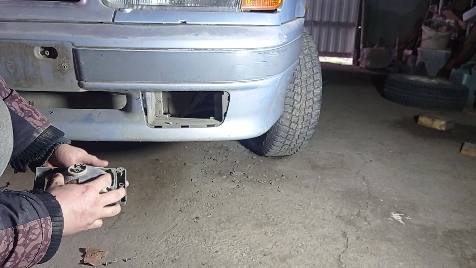 установка ПТФ с нуля - Lada 2115, 1,6 л, 2008 года своими руками DRIVE2