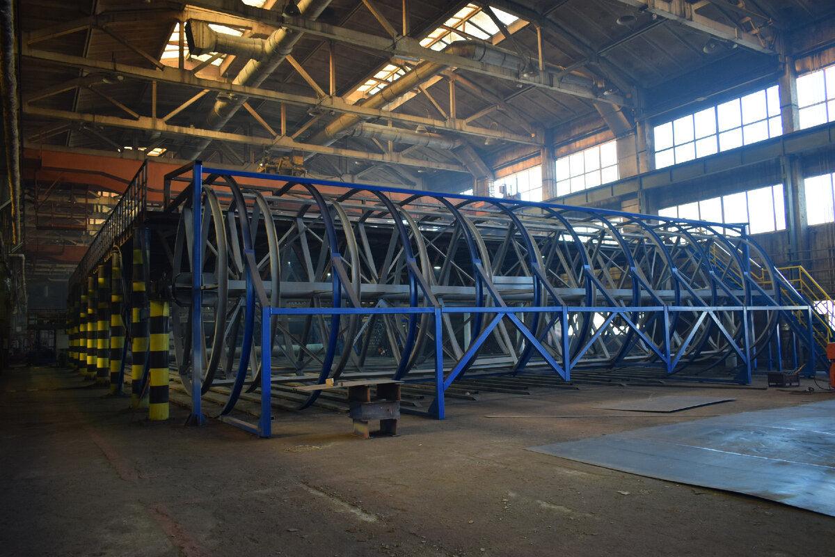 Стенд рулонирования в цехе ООО «ЗЭОТЭК» 