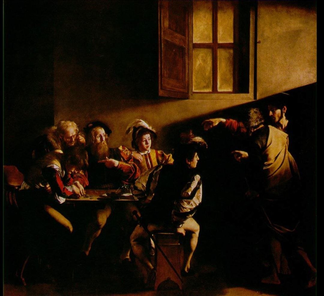 "Призвание святого Матфея" Караваджо