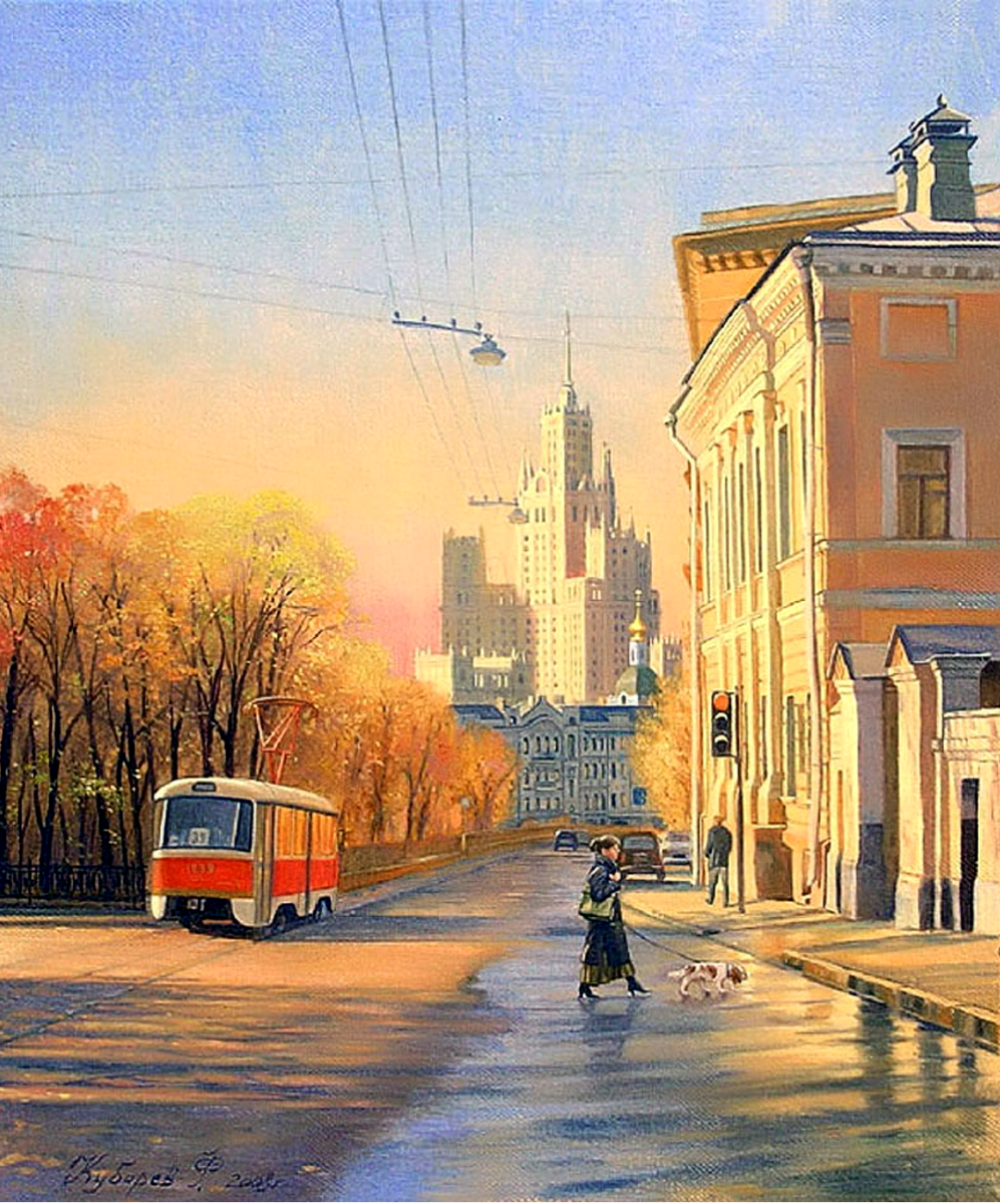 Все картины московского. Кубарев художник.