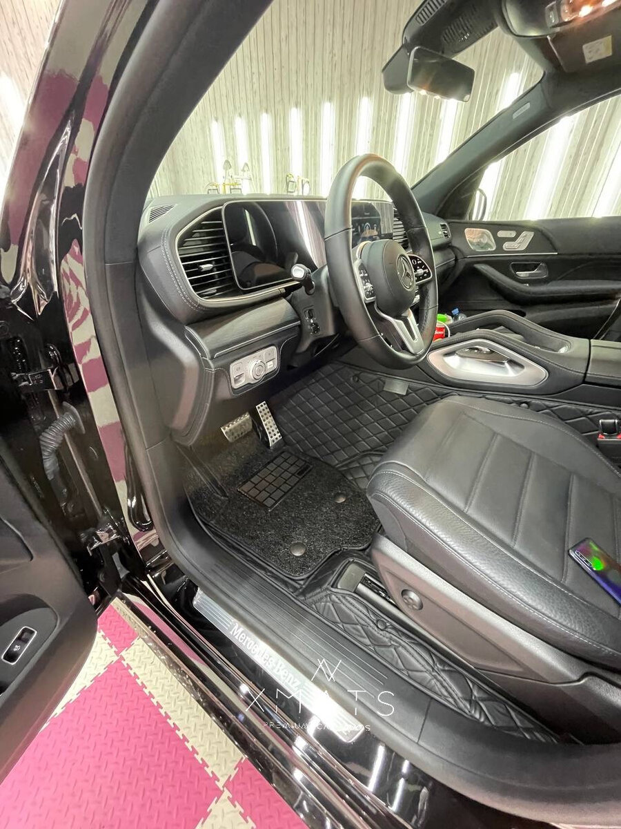 3D коврики из экокожи на Mercedes-Benz GLS X167